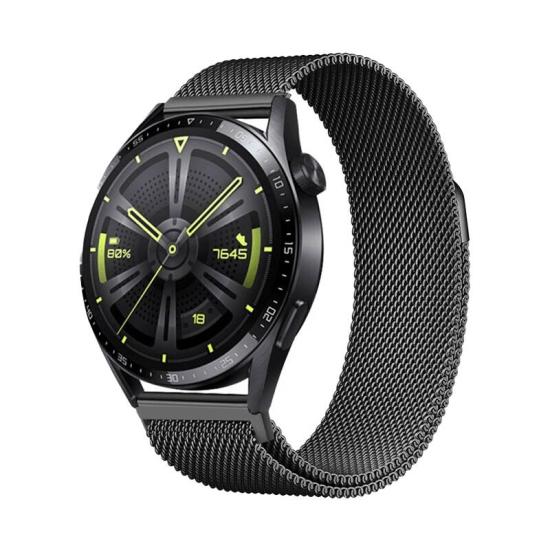 Xiaomi Uyumlu  Amazfit Pace Zore Band-12 22mm Metal Hasır Kordon