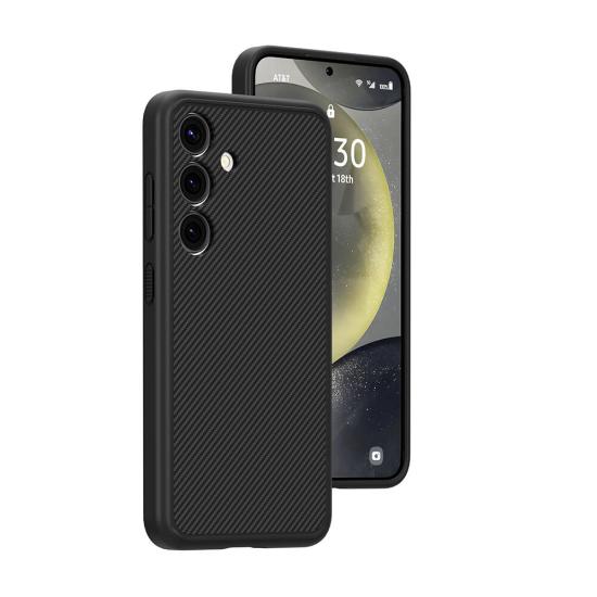 Galaxy Uyumlu S24 Kılıf M-safe Şarj Özellikli Karbon Fiber Görünümlü Zore T-Karbon Kapak