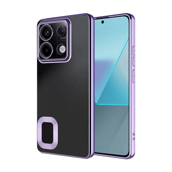 Xiaomi Uyumlu  Redmi Note 13 Pro 4G Kılıf Kamera Korumalı Logo Gösteren Zore Omega Kapak