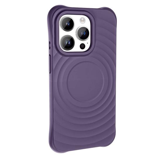 iPhone Uyumlu 14 Pro Max M-safe Şarj Özellikli Airbagli Mat Görünümlü Zore Hepi Kapak
