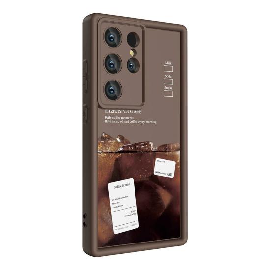 Galaxy Uyumlu S23 Ultra Kılıf Kamera Korumalı Baskılı Arka Yüzey Zore Klas Kapak