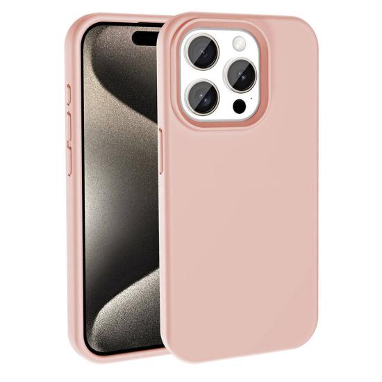 iPhone Uyumlu 15 Pro Max Kılıf M-safe Şarj Özellikli Sıvı Teknolojili Silinebilir Sert Zore Kivi Kapak