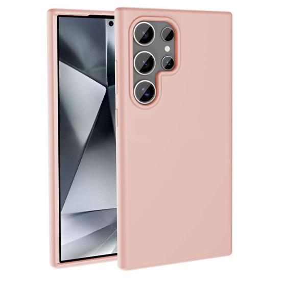 Galaxy Uyumlu S24 Ultra Kılıf M-safe Şarj Özellikli Sıvı Teknolojili Silinebilir Sert Zore Kivi Kapak