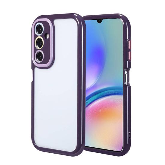 Galaxy Uyumlu A05S Kılıf Kamera Korumalı Renkli Kenar ve Çerçeve Tasarımlı Zore Vitamin Kapak