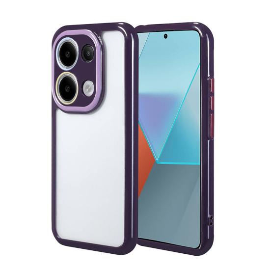 Xiaomi Uyumlu  Redmi Note 13 Pro 4G Kılıf Kamera Korumalı Renkli Kenar ve Çerçeve Tasarımlı Zore Vitamin Kapak