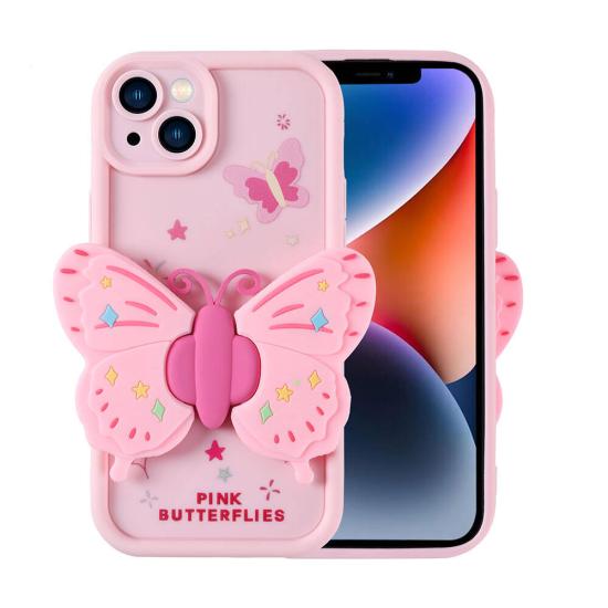 iPhone Uyumlu 14 Kılıf Kamera Korumalı Figür Tasarımlı Zore Kapya Kapak
