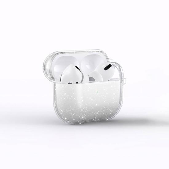 Airpods Uyumlu 3. Nesil Zore Allstar Airbag 32 Parlayan Simli Saydam Renkli Kılıf