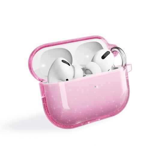 Airpods Uyumlu Pro 2 Zore Allstar Airbag 32 Parlayan Simli Saydam Renkli Kılıf
