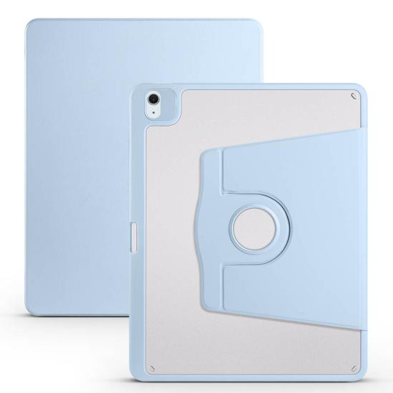 iPad Uyumlu Air 13 2024 Kılıf Zore Termik Kalem Bölmeli Dönebilen Standlı Kılıf