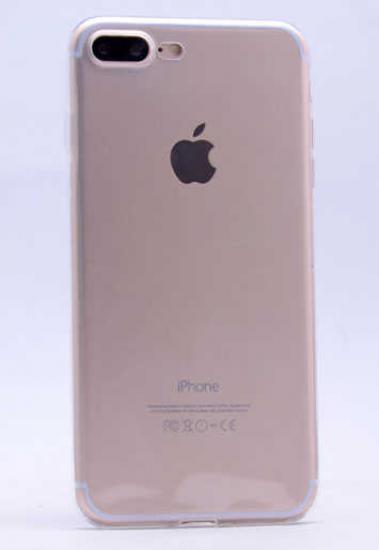 iPhone Uyumlu 7 Plus Kılıf Zore Ultra İnce Silikon Kapak 0.2 mm