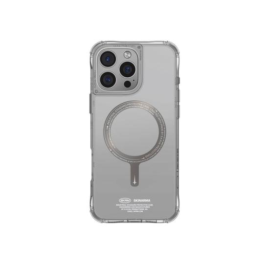 iPhone Uyumlu 16 Pro Max Kılıf M-safe Şarj Özellikli Airbagli Şeffaf SkinArma Saido Prime Kapak