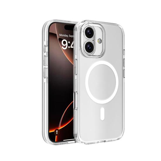 iPhone Uyumlu 16 Kılıf M-safe Şarj Özellikli Kamera Korumalı Zore Kripto Kapak