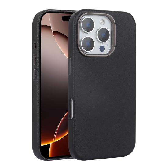 iPhone Uyumlu 16 Pro Max Kılıf M-safe Şarj Özellikli PU Deri Zore Adora Kapak