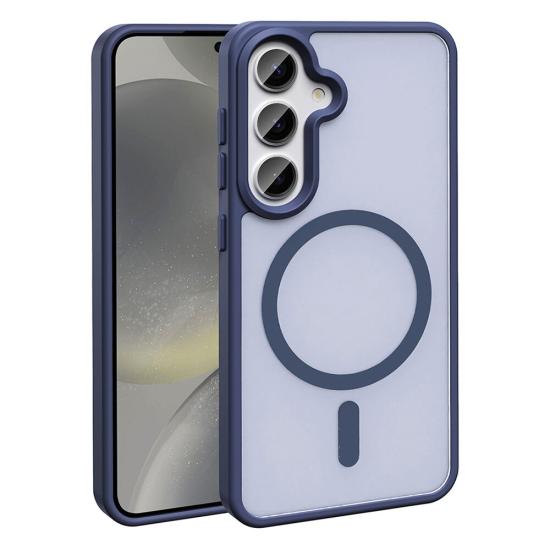 Galaxy Uyumlu S25 Plus Kılıf M-safe Şarj Özellikli Mat Arka Yüzey Zore Sio Kapak