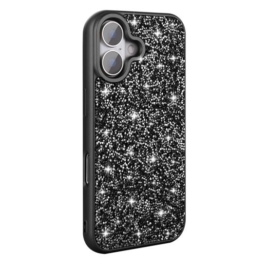 iPhone Uyumlu 16 Kılıf Parlak Taşlı Tasarım Zore Pırlanta Kapak