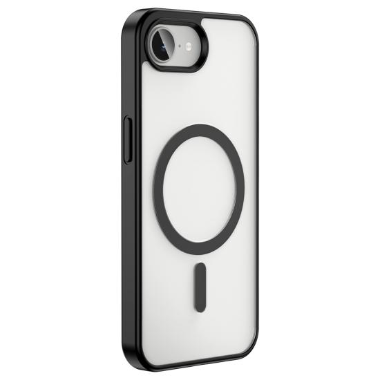 iPhone Uyumlu 16E Kılıf M-safe Wireless Şarj Özellikli Silikon Zore Ege Kapak
