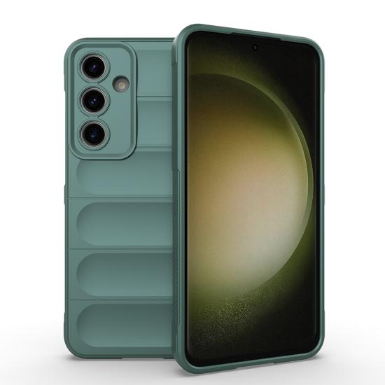 Galaxy Uyumlu S24 FE Kılıf Esnek TPU Oyuklu Arka Yüzey Tasarımlı Zore Etnik Silikon Kapak