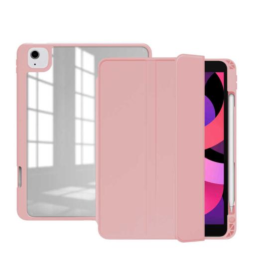 iPad Uyumlu Air 11 2025 M3 Kılıf Zore Nort Arkası Şeffaf Standlı Kılıf