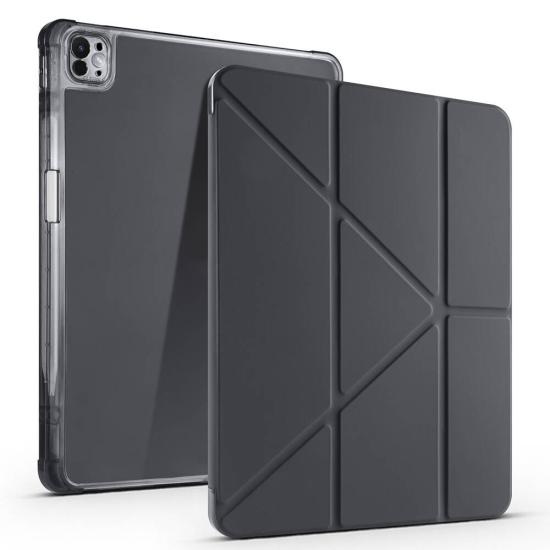 iPad Uyumlu Air 13 2025 M3 Kılıf Zore Tri Folding Kalem Bölmeli Standlı Kılıf