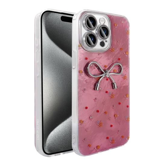 iPhone Uyumlu 15 Pro Max Kılıf Kamera Korumalı Figürlü Zore Ponti Silikon Kapak