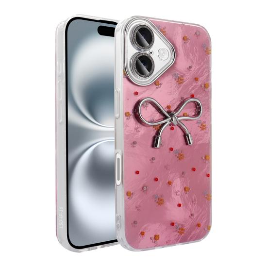 iPhone Uyumlu 16 Kılıf Kamera Korumalı Figürlü Zore Ponti Silikon Kapak