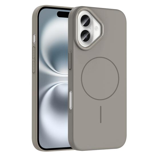 iPhone Uyumlu 16 Kılıf M-safe Şarj Özellikli Zore Ruby Sert Kapak