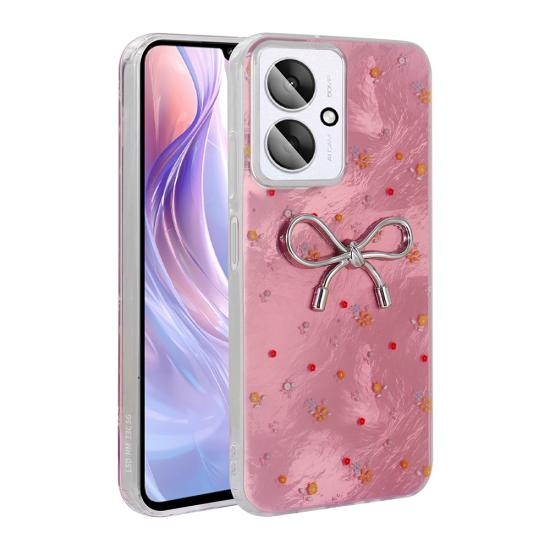 Xiaomi Uyumlu  Poco C65 Kılıf Kamera Korumalı Figürlü Zore Ponti Silikon Kapak