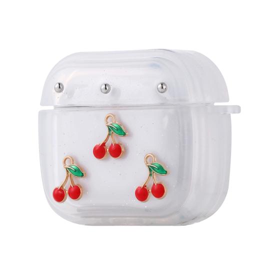 Airpods Uyumlu 4 Zore Airbag 44 Airbag Tasarımlı Simli Şeffaf Kutup Kılıf