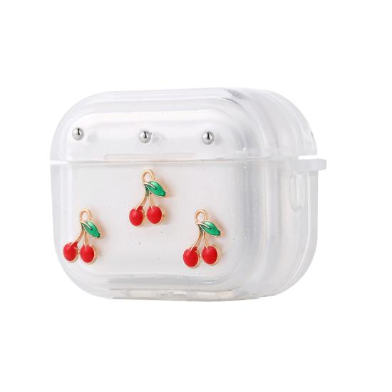 Airpods Uyumlu Pro 2 Zore Airbag 44 Airbag Tasarımlı Simli Şeffaf Kutup Kılıf