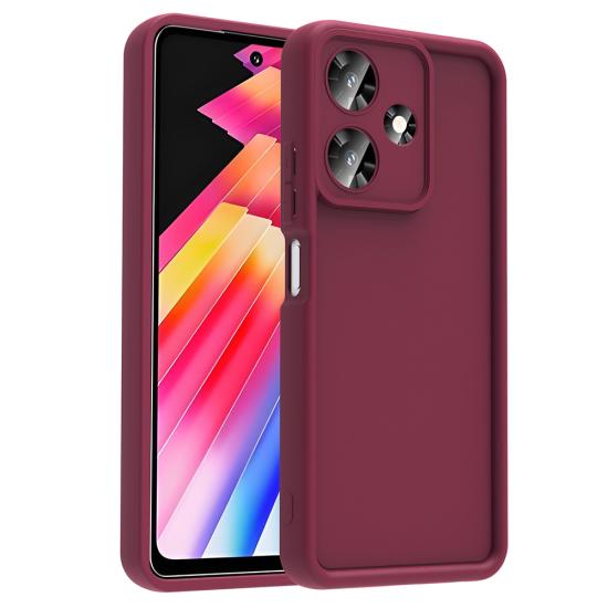 İnfinix Hot 30 Kılıf Kamera Korumalı Zore Ananas Kapak