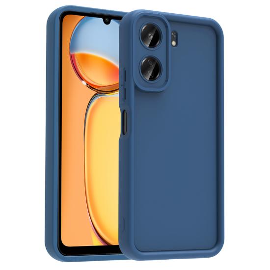 Xiaomi Uyumlu  Poco C65 Kılıf Kamera Korumalı Zore Ananas Kapak