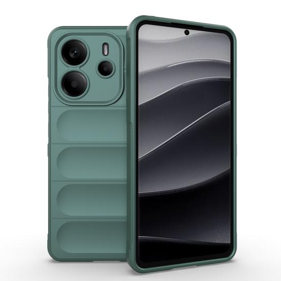 Xiaomi Uyumlu  Redmi Note 14 4G Kılıf Esnek TPU Oyuklu Arka Yüzey Tasarımlı Zore Etnik Silikon Kapak