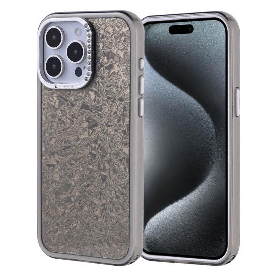 iPhone Uyumlu 15 Pro Max Kılıf Taşlı Tasarımlı Zore Kapi Kapak