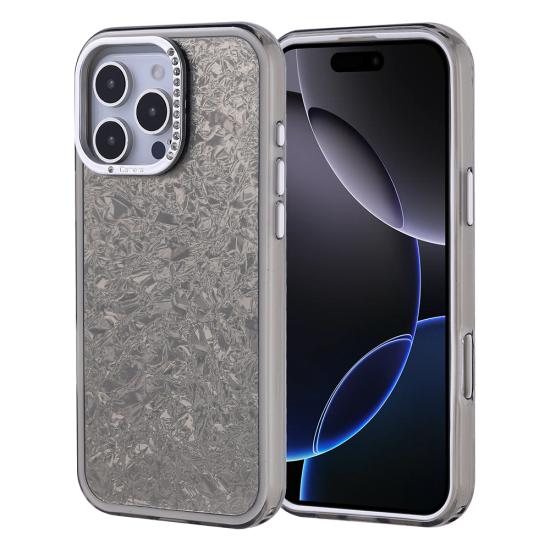 iPhone Uyumlu 16 Pro Max Kılıf Taşlı Tasarımlı Zore Kapi Kapak