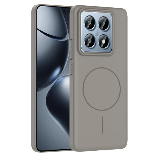 Xiaomi Uyumlu  14T Pro Kılıf M-safe Şarj Özellikli Zore Ruby Sert Kapak