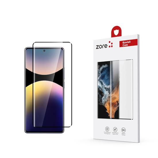 Xiaomi Uyumlu  Redmi Note 14 Pro 4G Zore Full Yapışkanlı Cam Ekran Koruyucu