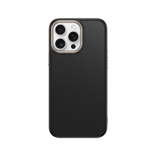 iPhone Uyumlu 14 Pro Max Kılıf M-safe Şarj Özellikli Karbon Fiber Görünümlü Zore Antina Kapak