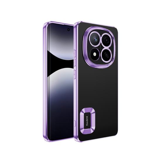 Xiaomi Uyumlu  Redmi Note 14 Pro 5G Kılıf Kamera Korumalı Logo Gösteren Zore Omega Kapak