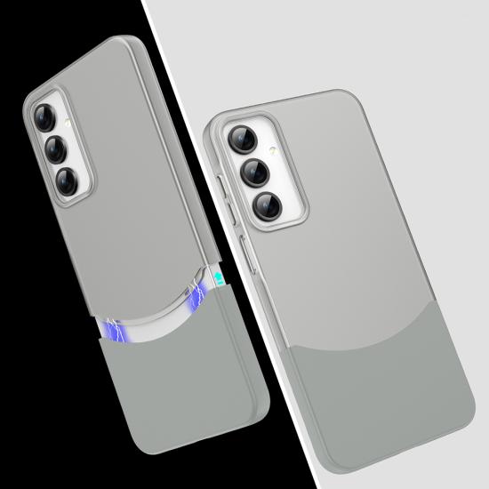 Galaxy Uyumlu A56 Kılıf Mıknatıslı Zore Duble Kapak