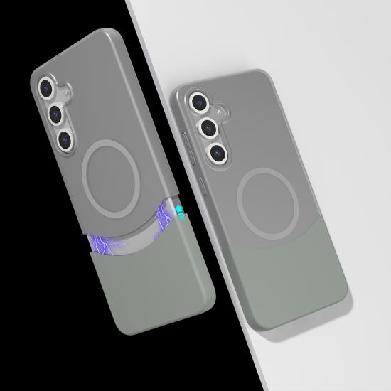 Galaxy Uyumlu S25 Kılıf M-Safe Şarj Özellikli Mıknatıslı Zore Duble Kapak