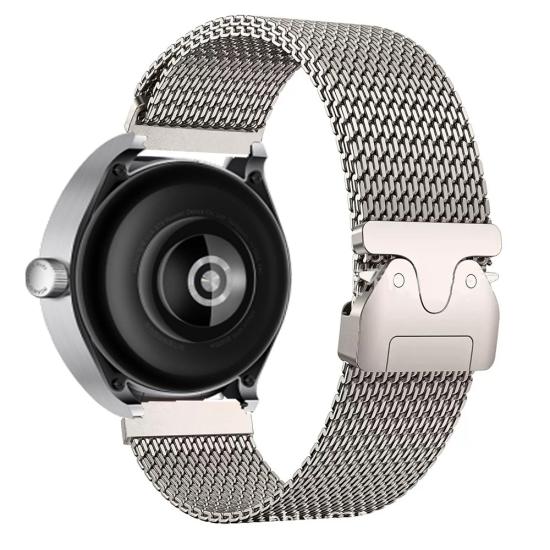Gear S3 Zore KRD-100 22mm Titanyum Hasır Kordon