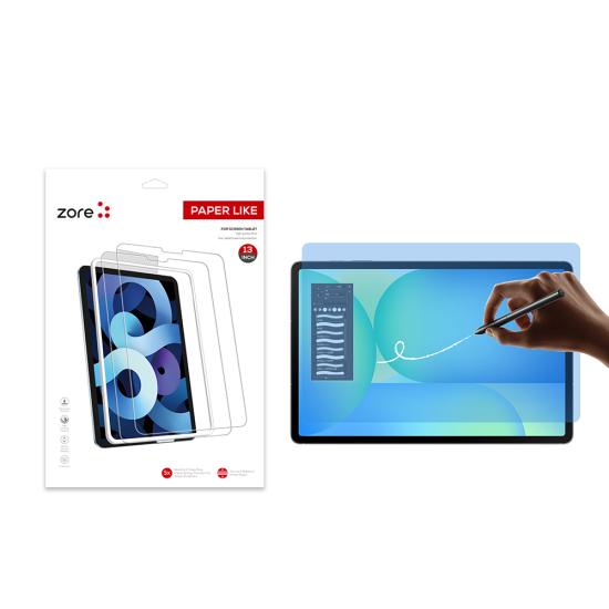 Galaxy Uyumlu Tab S10 FE Plus Kağıt Hisli Mat ​​​​​​​​​​​​​​​Zore Kağıt Dokulu Ekran Koruyucu