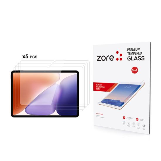 Xiaomi Uyumlu  Pad 7 Zore 5in1 Tablet Temperli Cam Ekran Koruyucu