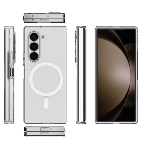 Galaxy Uyumlu Z Fold 6 Kılıf Kamera Korumalı M-safe Sert PC Zore Porto Kapak