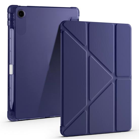 Lenovo Tab TB-311FU Kılıf Zore Tri Folding Kalem Bölmeli Standlı Kılıf