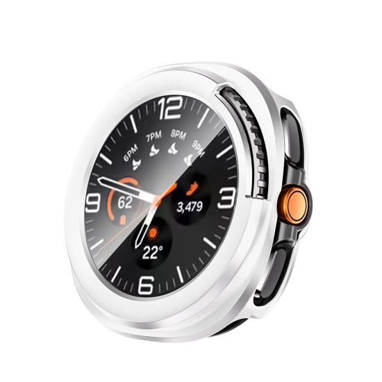 Galaxy Uyumlu Watch 8 Classic 46mm Sert PC Kasa ve Ekran Koruyucu Zore Watch Gard 39