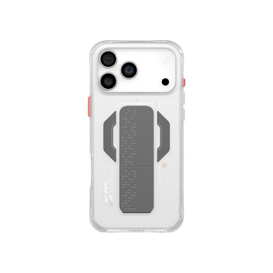 iPhone Uyumlu 17 Pro Max Kılıf Skinarma M-Safe Şarj Özellikli Airbag Tasarımlı Standlı Haxa Kapak