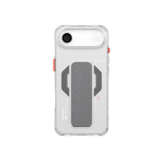 iPhone Uyumlu 17 Air Kılıf M-Safe Şarj Özellikli Airbag Tasarımlı Standlı Skinarma Haxa Kapak