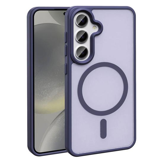 Galaxy Uyumlu S25 FE Kılıf M-safe Şarj Özellikli Mat Arka Yüzey Zore Sio Kapak