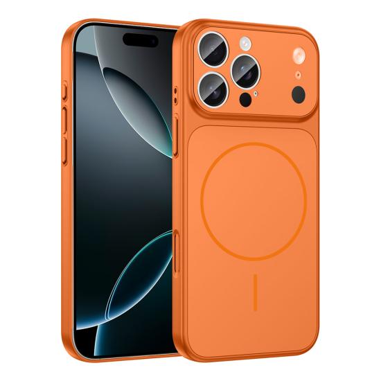 iPhone Uyumlu 16 Pro Max Kılıf Zore M-Safe Şarj Özellikli Kamera Korumalı Formen Kapak